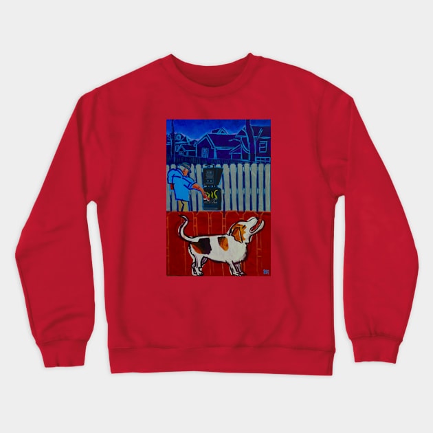 Backyard Grilling Crewneck Sweatshirt by SPINADELIC